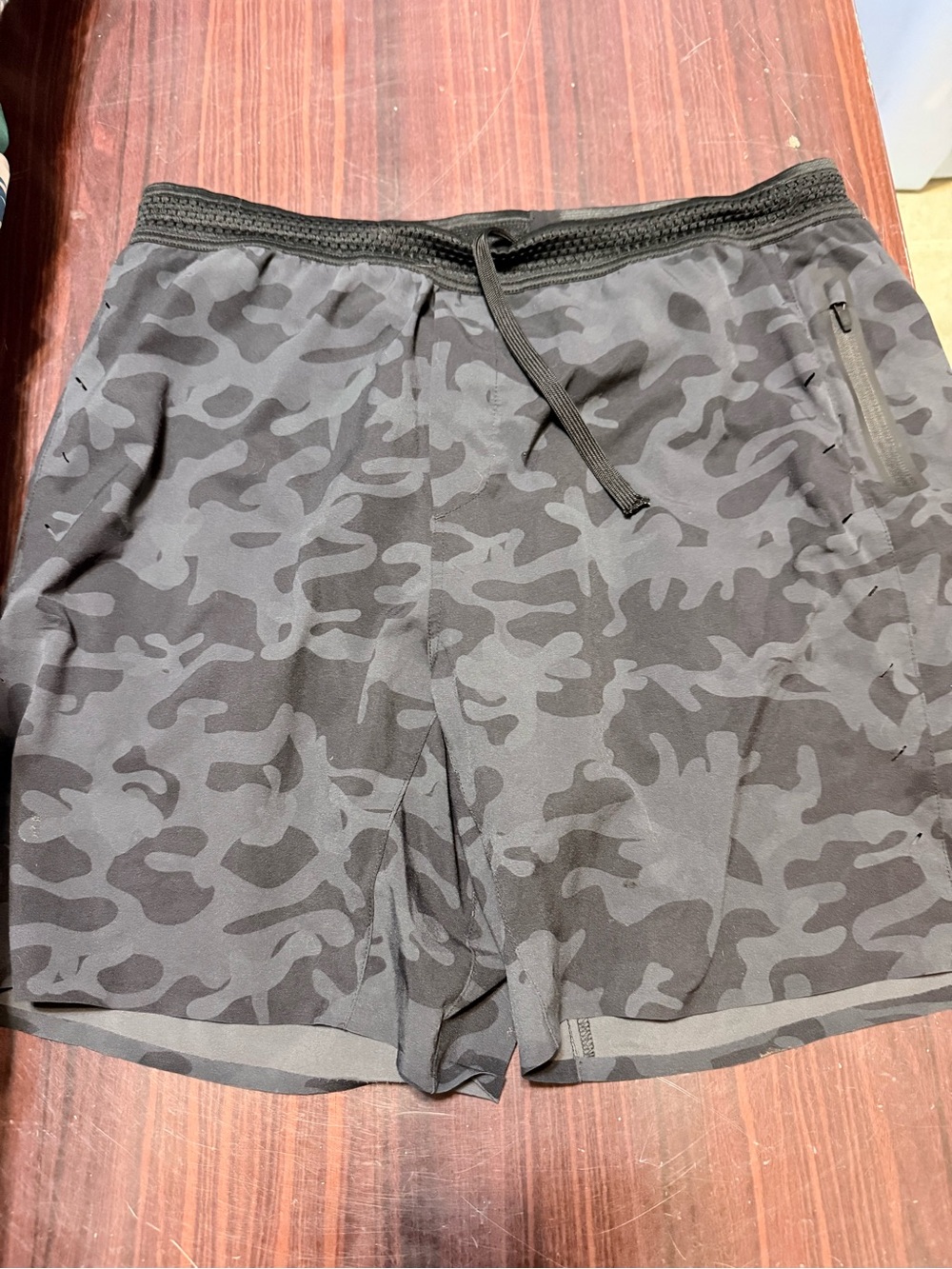 Ten Thousand Men's Black Grey Camo Athletic Shorts